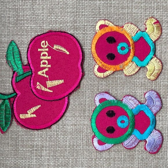 3 patches Iron On Patch Embroidery Multi Color Patch for Craft Clothes Lot of 3 - Picture 5 of 11